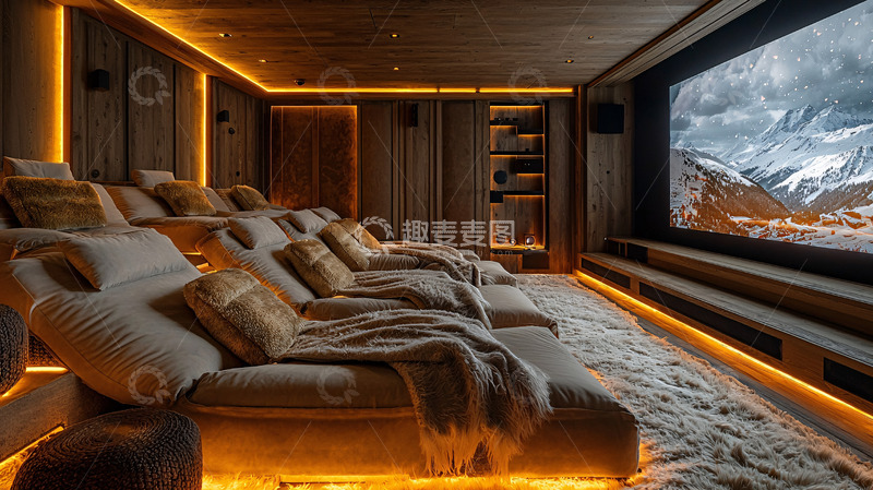 高清大图下载【趣麦麦图】高端家庭影院