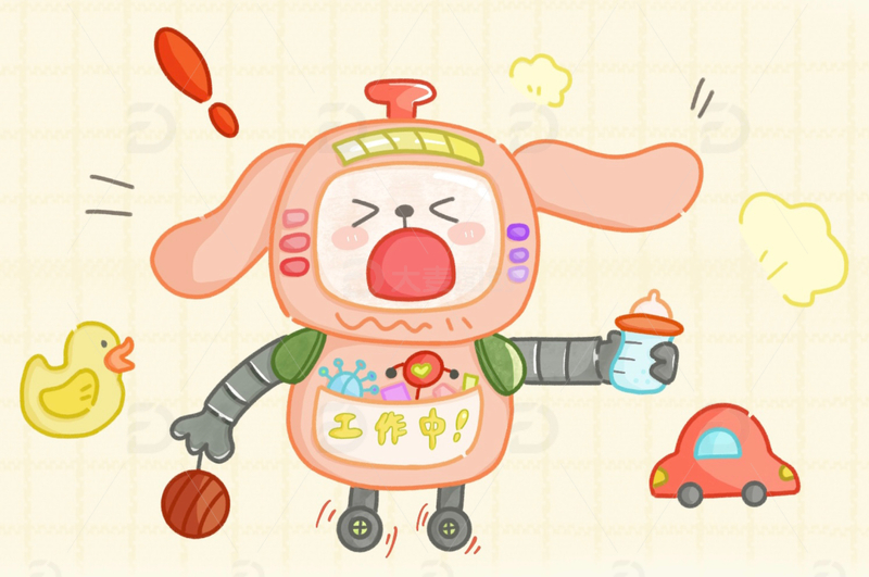 假如我有一个带娃机器人