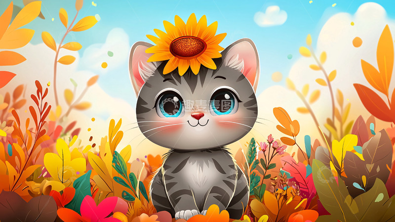 高清大图下载【趣麦麦图】可爱猫咪