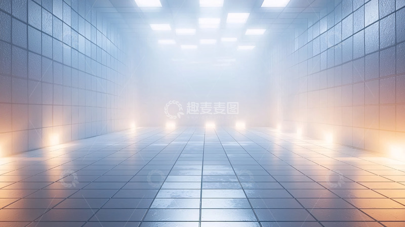 高清大图下载【趣麦麦图】未来科技感走廊