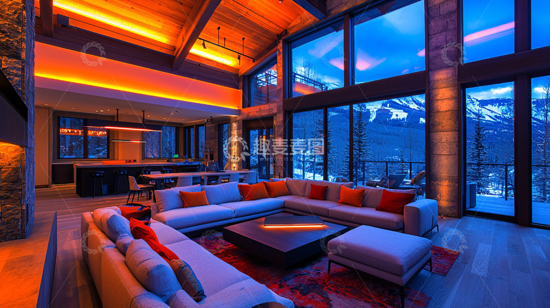 高清大图下载【趣麦麦图】豪华客厅