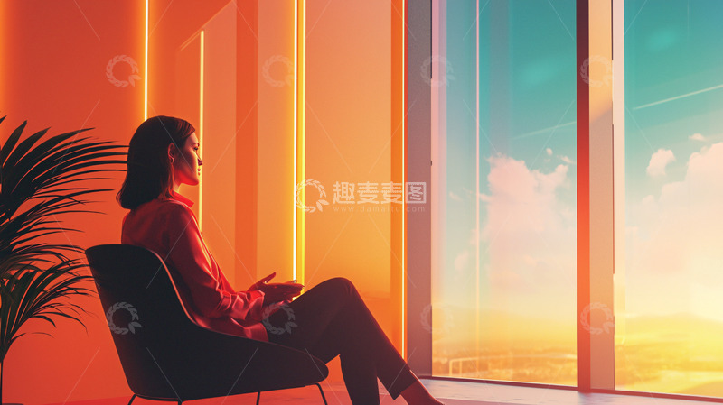 高清大图下载【趣麦麦图】都市女性