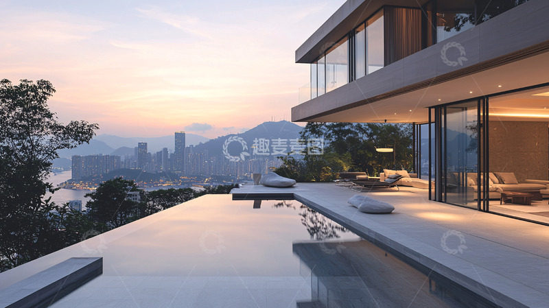 高清大图下载【趣麦麦图】山顶别墅