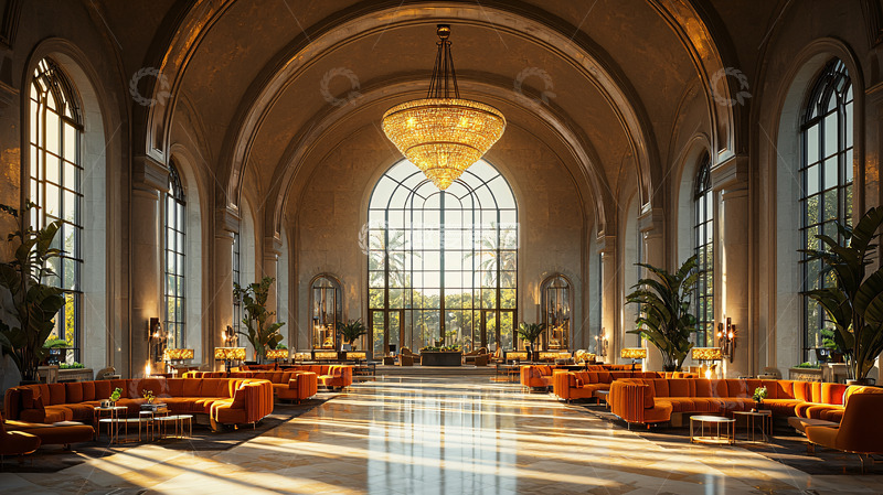 高清大图下载【趣麦麦图】辉煌大气欧式宫殿大厅