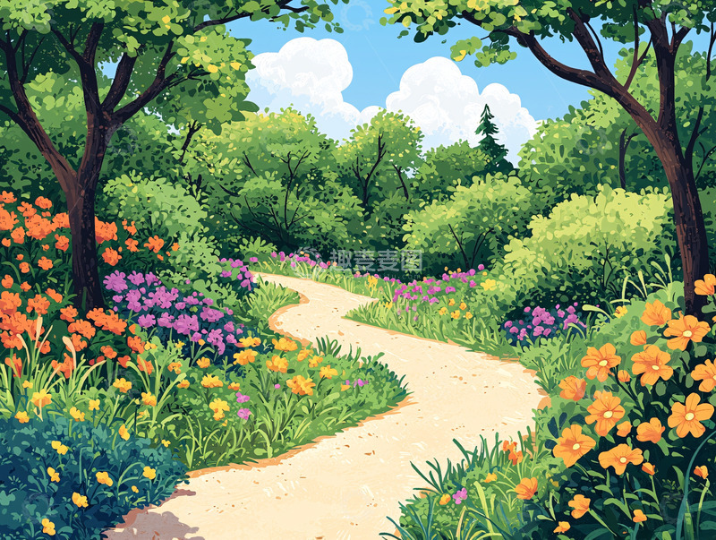 高清大图下载【趣麦麦图】蜿蜒小路