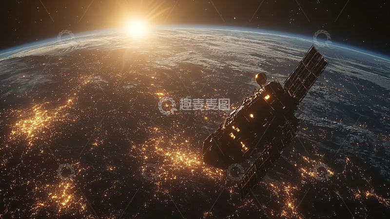 高清大图下载【趣麦麦图】太空站