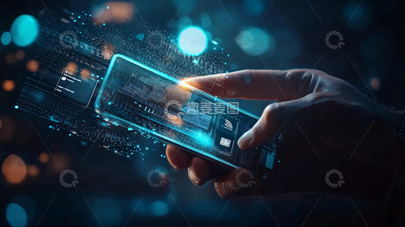 高清大图下载【趣麦麦图】科技感十足的手机