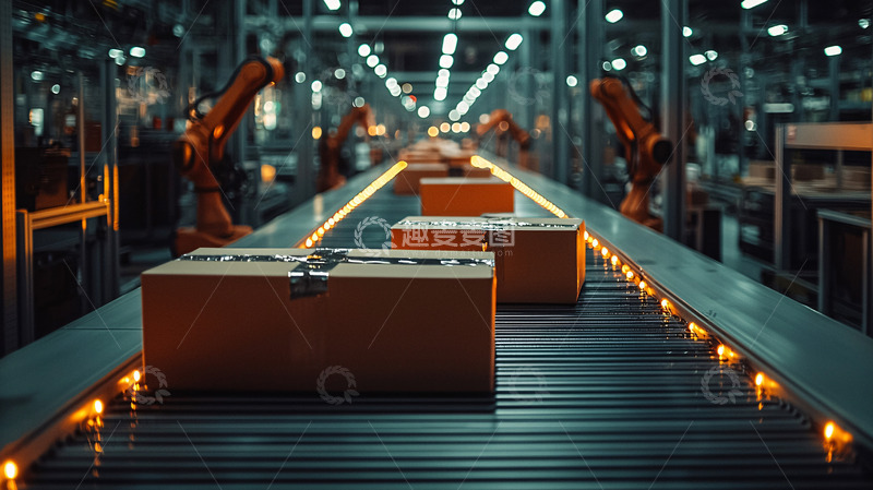 高清大图下载【趣麦麦图】自动化流水线