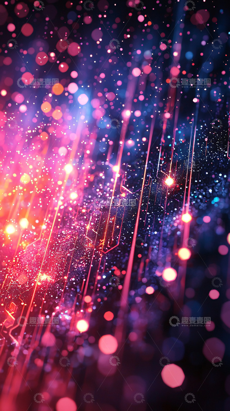 高清大图下载【趣麦麦图】光影流线