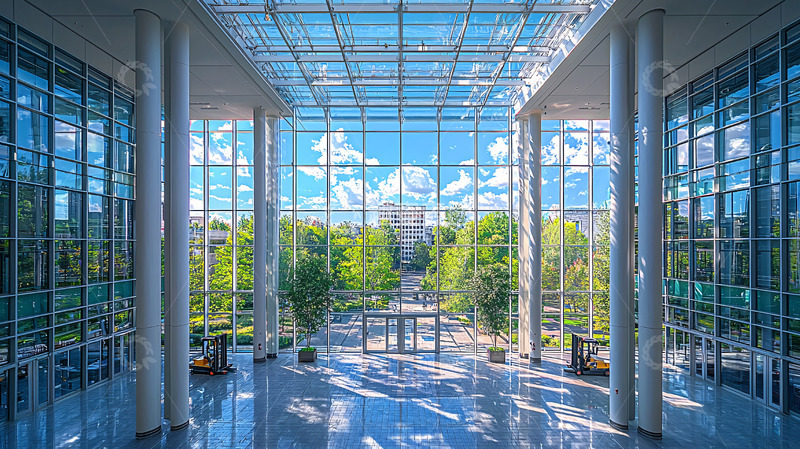 高清大图下载【趣麦麦图】明亮宽敞的大厅