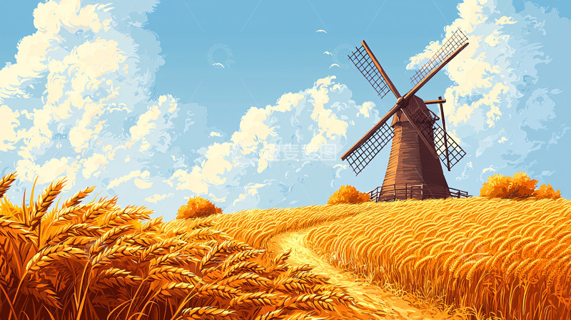 高清大图下载【趣麦麦图】田园风光40