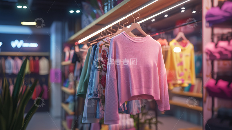 高清大图下载【趣麦麦图】粉色毛衣