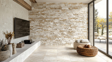 现代轻奢客厅背景墙