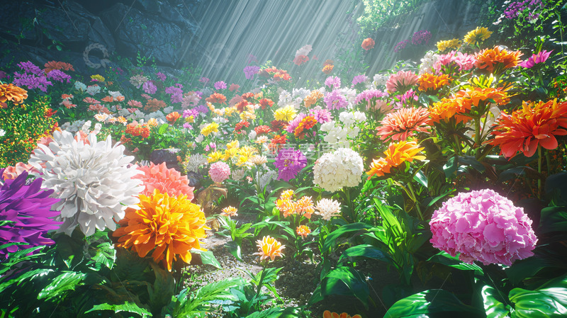 高清大图下载【趣麦麦图】梦幻花海