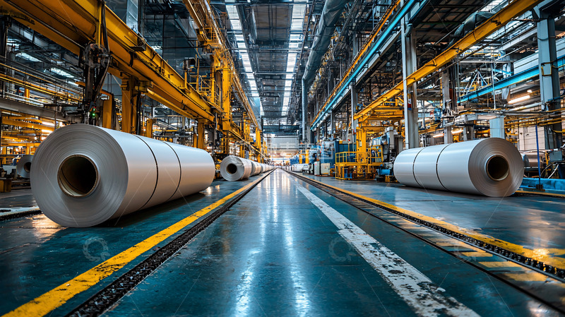 高清大图下载【趣麦麦图】大型现代化工厂车间