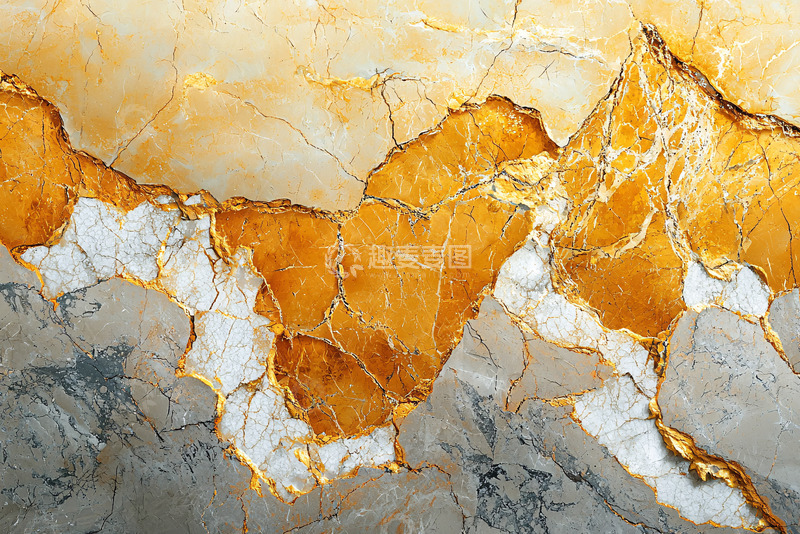 高清大图下载【趣麦麦图】金色纹理大理石
