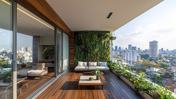 现代简约阳台设计