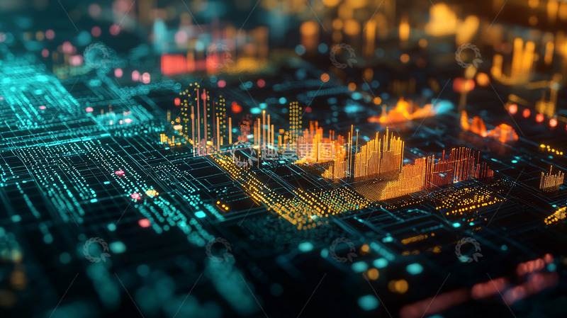 高清大图下载【趣麦麦图】抽象电路板