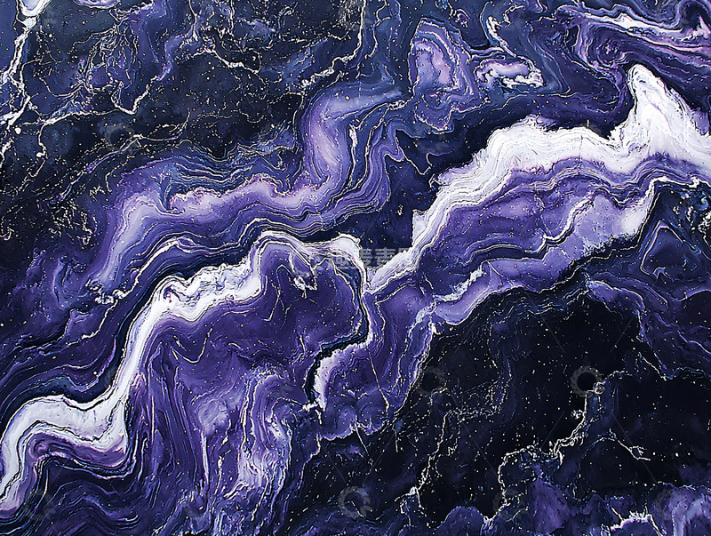 高清大图下载【趣麦麦图】紫色流体纹理