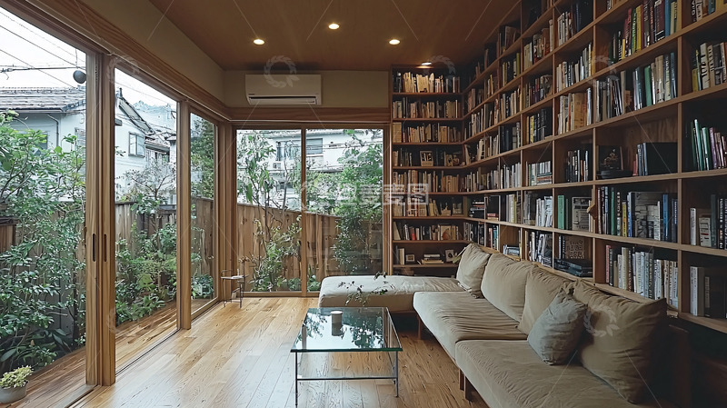 高清大图下载【趣麦麦图】舒适的书房
