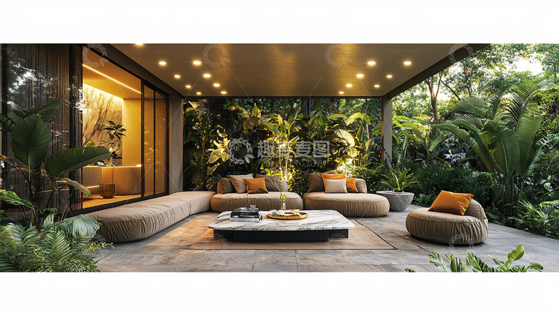 高清大图下载【趣麦麦图】户外休闲区