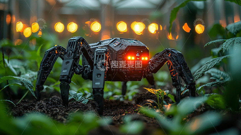 高清大图下载【趣麦麦图】机械蜘蛛