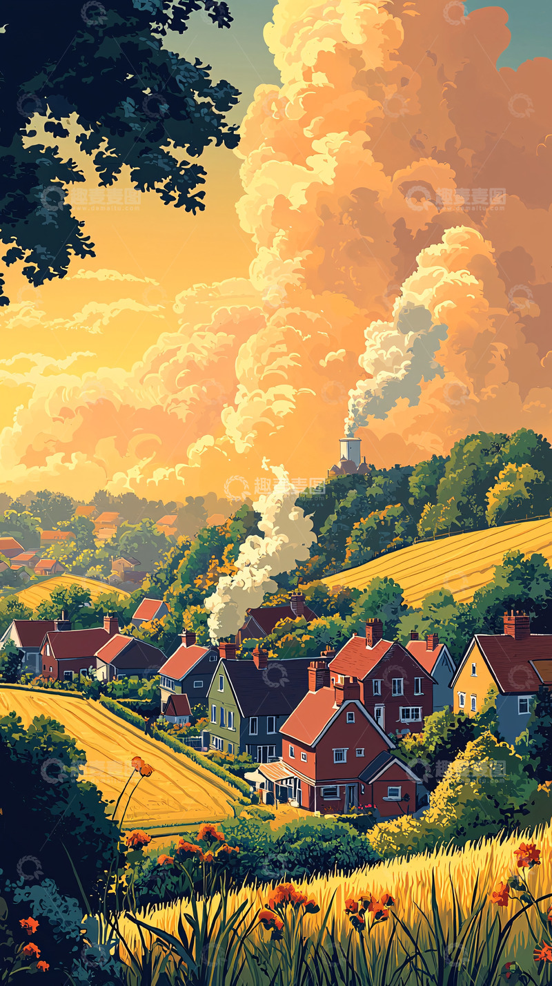 高清大图下载【趣麦麦图】田园风光42
