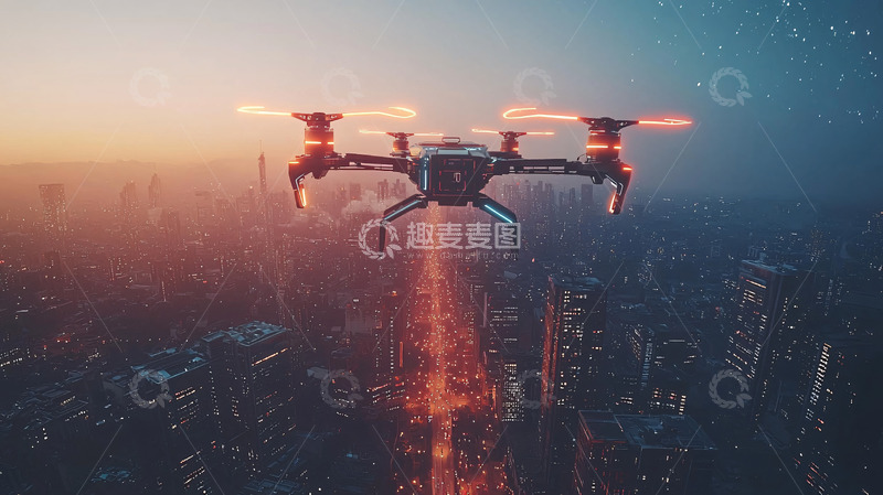 高清大图下载【趣麦麦图】未来都市