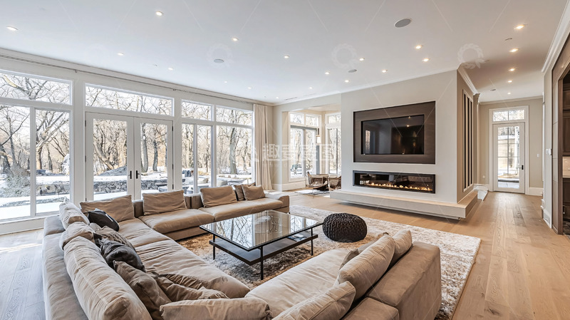 高清大图下载【趣麦麦图】现代简约客厅