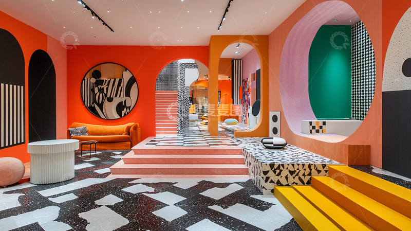 高清大图下载【趣麦麦图】色彩斑斓的现代室内设计