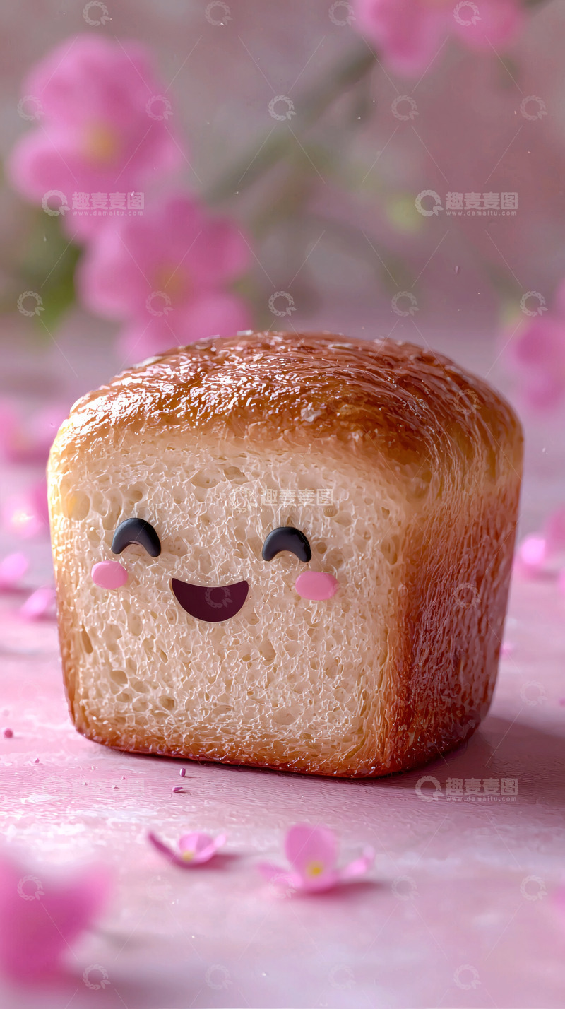 高清大图下载【趣麦麦图】可爱卡通吐司面包