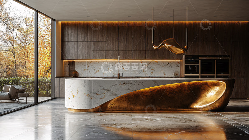 高清大图下载【趣麦麦图】现代极简风格厨房