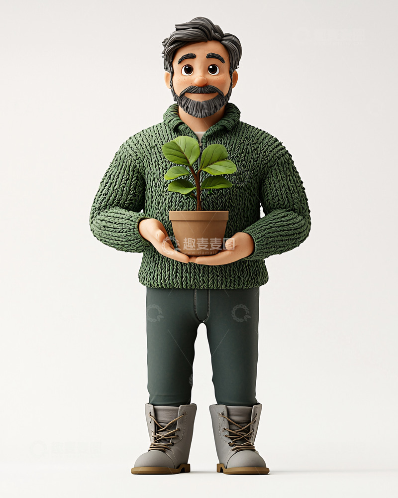 高清大图下载【趣麦麦图】中年男子