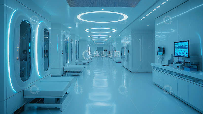 高清大图下载【趣麦麦图】未来科技感走廊