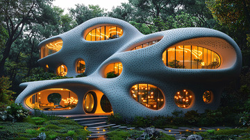 奇特造型未来感建筑