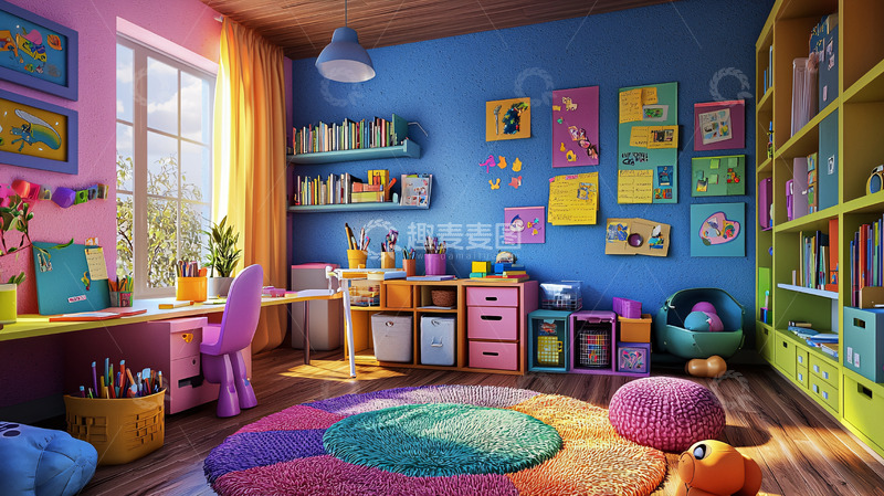 高清大图下载【趣麦麦图】儿童房设计