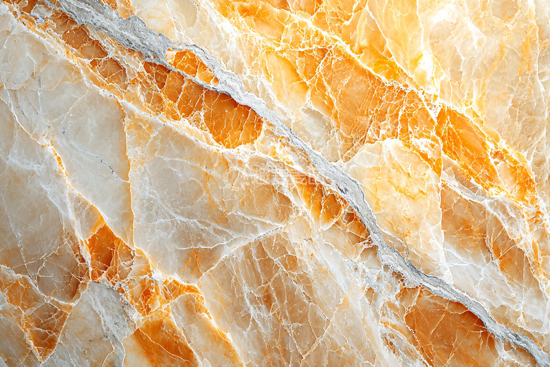 高清大图下载【趣麦麦图】黄白相间的大理石纹理
