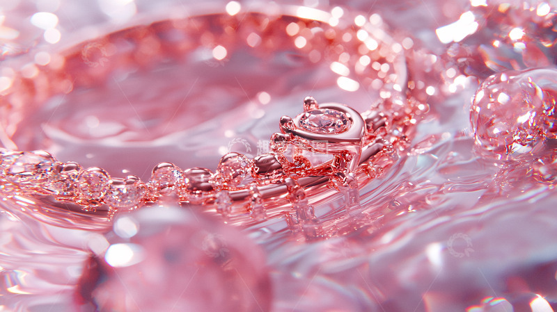 高清大图下载【趣麦麦图】玫瑰金手镯