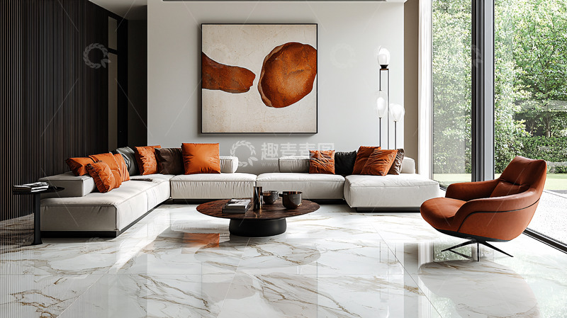高清大图下载【趣麦麦图】现代简约客厅