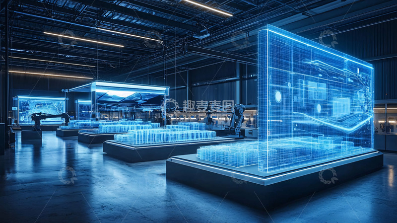 高清大图下载【趣麦麦图】未来科技工厂