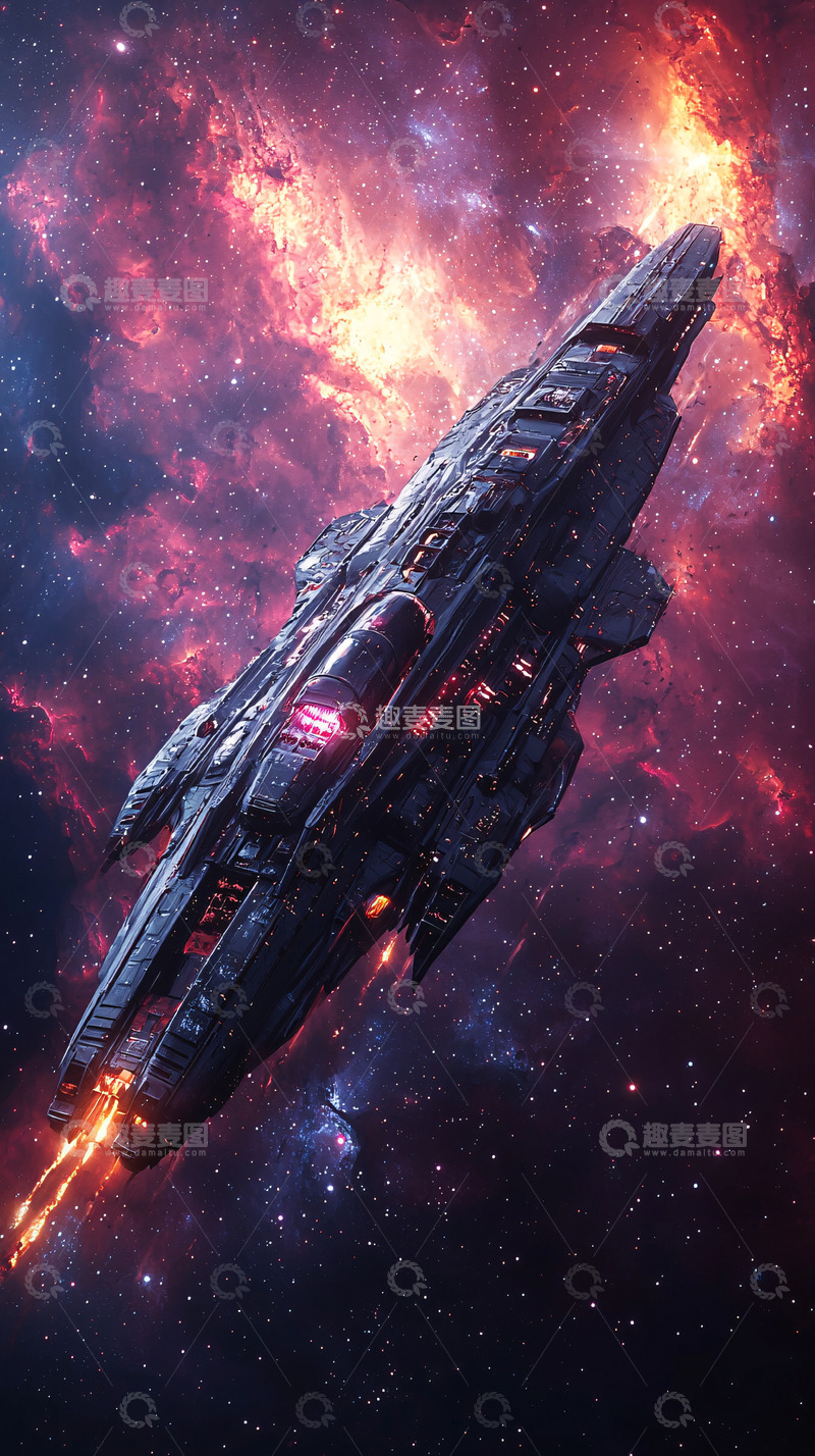 高清大图下载【趣麦麦图】宇宙飞船