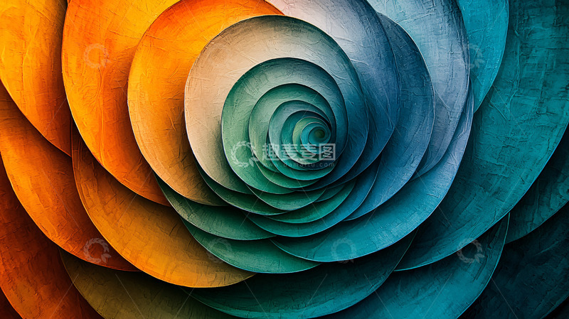 高清大图下载【趣麦麦图】抽象漩涡