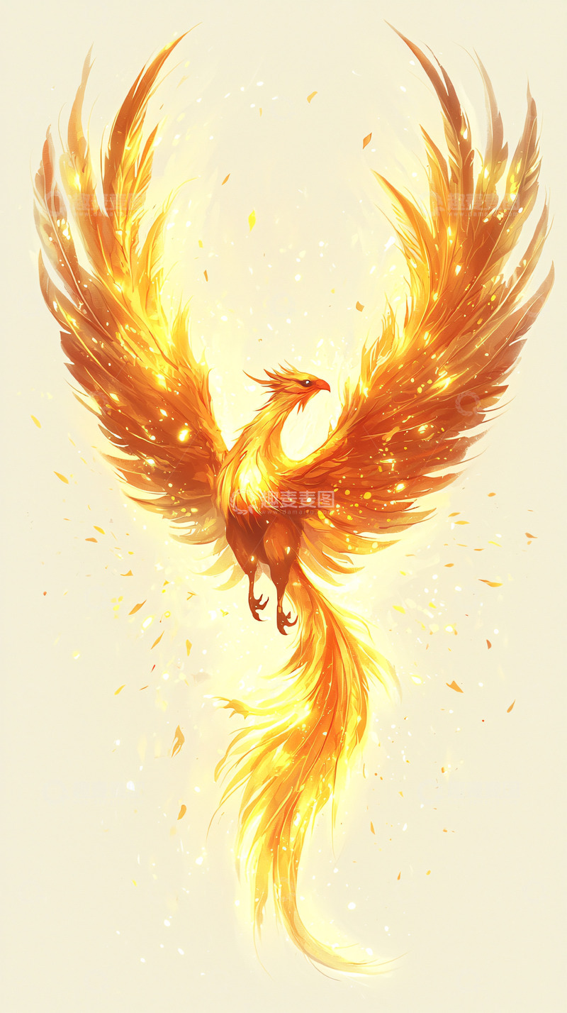 高清大图下载【趣麦麦图】火凤凰