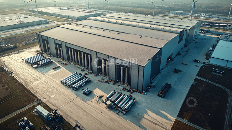 高清大图下载【趣麦麦图】大型工业建筑鸟瞰图