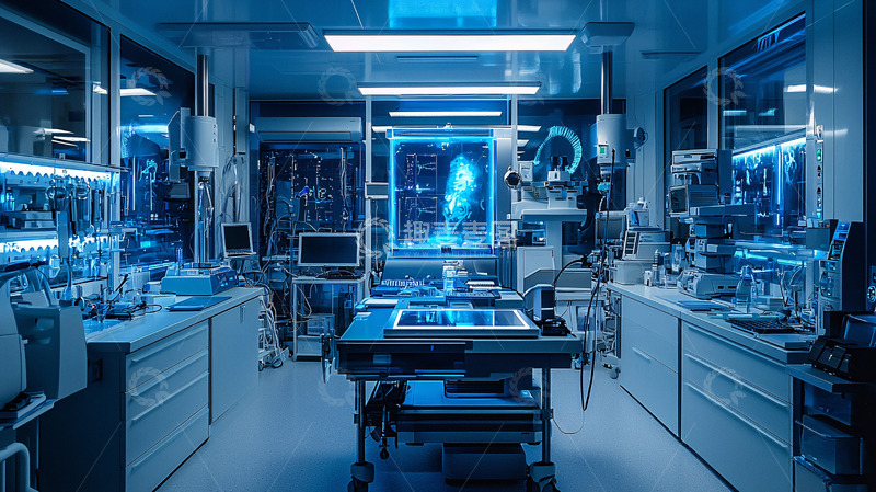 高清大图下载【趣麦麦图】未来感实验室内部
