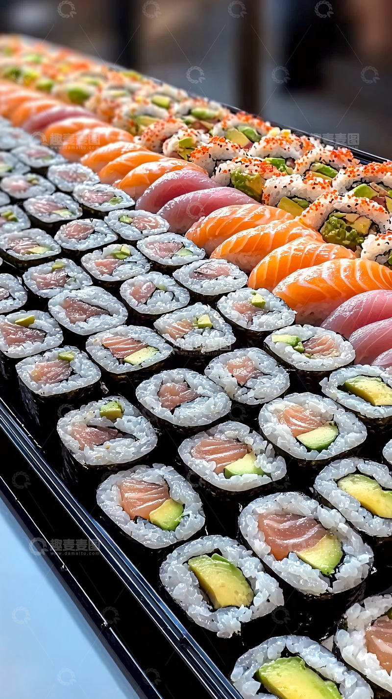 高清大图下载【趣麦麦图】寿司拼盘
