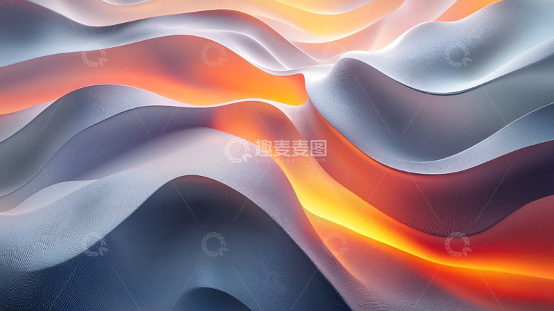 高清大图下载【趣麦麦图】抽象波浪