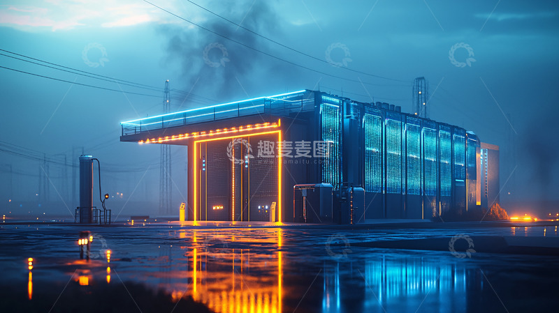 高清大图下载【趣麦麦图】未来科技感建筑