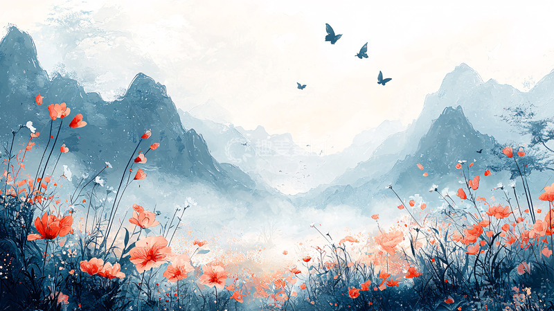 高清大图下载【趣麦麦图】水墨画