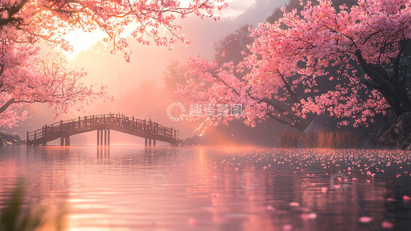 高清大图下载【趣麦麦图】樱花盛开